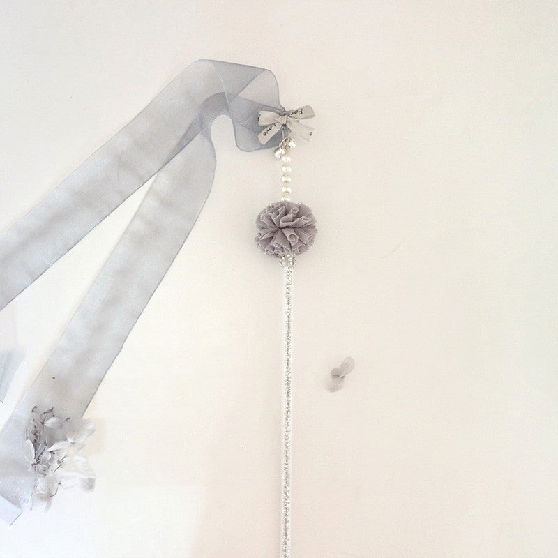 HKM-052307 Feather Tassel Cat Toy with Bell and Bite-Resistant Design