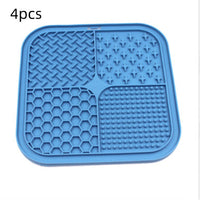 HKM-052435 Pet Licking Pad Silicone Pet Food Suction Cup Anti-choke Slow Feeding Bowl Dog Licking Pad