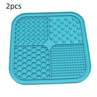 HKM-052435 Pet Licking Pad Silicone Pet Food Suction Cup Anti-choke Slow Feeding Bowl Dog Licking Pad