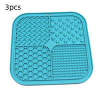 HKM-052435 Pet Licking Pad Silicone Pet Food Suction Cup Anti-choke Slow Feeding Bowl Dog Licking Pad