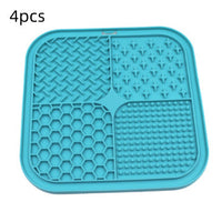 HKM-052435 Pet Licking Pad Silicone Pet Food Suction Cup Anti-choke Slow Feeding Bowl Dog Licking Pad