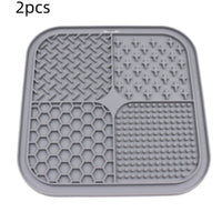 HKM-052435 Pet Licking Pad Silicone Pet Food Suction Cup Anti-choke Slow Feeding Bowl Dog Licking Pad