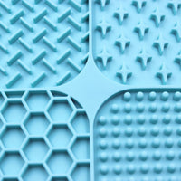 HKM-052435 Pet Licking Pad Silicone Pet Food Suction Cup Anti-choke Slow Feeding Bowl Dog Licking Pad