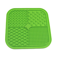 HKM-052435 Pet Licking Pad Silicone Pet Food Suction Cup Anti-choke Slow Feeding Bowl Dog Licking Pad