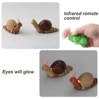 HKM-052563 Remote Control Infrared Snail Toy with Light for Children Ages 6 and Up