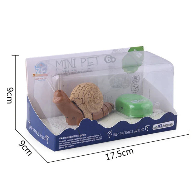 HKM-052563 Remote Control Infrared Snail Toy with Light for Children Ages 6 and Up