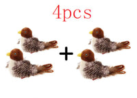 HKM-052627 Interactive Plush Bird and Mouse Sound Toys for Cats