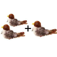 HKM-052627 Interactive Plush Bird and Mouse Sound Toys for Cats