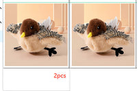 HKM-052627 Interactive Plush Bird and Mouse Sound Toys for Cats