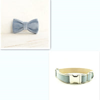 HKM-052691 Stylish Blue Polyester Cowboy Dog Collar for Pets