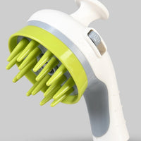 HKM-052755 Dog Shower Brush with Massage and Shampoo Function - ABS and Rubber Material, Convenient Pet Cleaning Tool