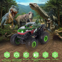 HKM-052819 360 Degrees Rotating Remote Control Dinosaur Drift Stunt Car - 1/20 Scale, Indoor & Outdoor Play
