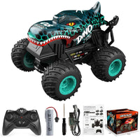 HKM-052819 360 Degrees Rotating Remote Control Dinosaur Drift Stunt Car - 1/20 Scale, Indoor & Outdoor Play