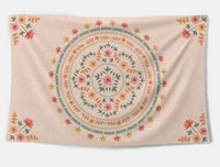 HKM-052819 Elegant Polyester Fiber Tapestry with Digital Thermal Transfer Design