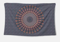 HKM-052819 Elegant Polyester Fiber Tapestry with Digital Thermal Transfer Design
