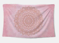 HKM-052819 Elegant Polyester Fiber Tapestry with Digital Thermal Transfer Design