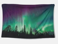 HKM-052819 Elegant Polyester Fiber Tapestry with Digital Thermal Transfer Design
