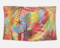 HKM-052819 Elegant Polyester Fiber Tapestry with Digital Thermal Transfer Design