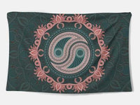 HKM-052819 Elegant Polyester Fiber Tapestry with Digital Thermal Transfer Design