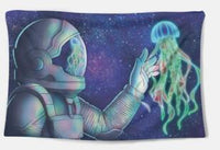 HKM-052819 Elegant Polyester Fiber Tapestry with Digital Thermal Transfer Design