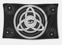 HKM-052819 Elegant Polyester Fiber Tapestry with Digital Thermal Transfer Design