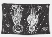 HKM-052819 Elegant Polyester Fiber Tapestry with Digital Thermal Transfer Design