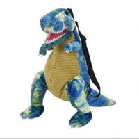 HKM-053075 Dinosaur Plush Backpack - Soft Stuffed Animal Toy for Kids, Colorful Design, 40cm Tall
