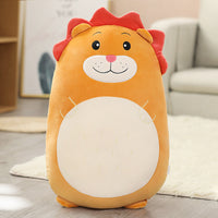 HKM-053267 Plush Animal Toy Doll - 45 cm or 60 cm Options in Dinosaur, Penguin, Piggy, and Brown Bear