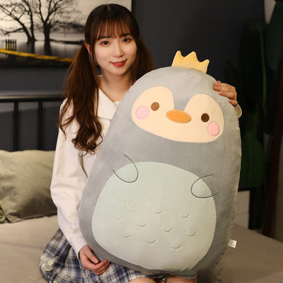 HKM-053267 Plush Animal Toy Doll - 45 cm or 60 cm Options in Dinosaur, Penguin, Piggy, and Brown Bear