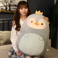 HKM-053267 Plush Animal Toy Doll - 45 cm or 60 cm Options in Dinosaur, Penguin, Piggy, and Brown Bear