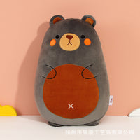 HKM-053267 Plush Animal Toy Doll - 45 cm or 60 cm Options in Dinosaur, Penguin, Piggy, and Brown Bear