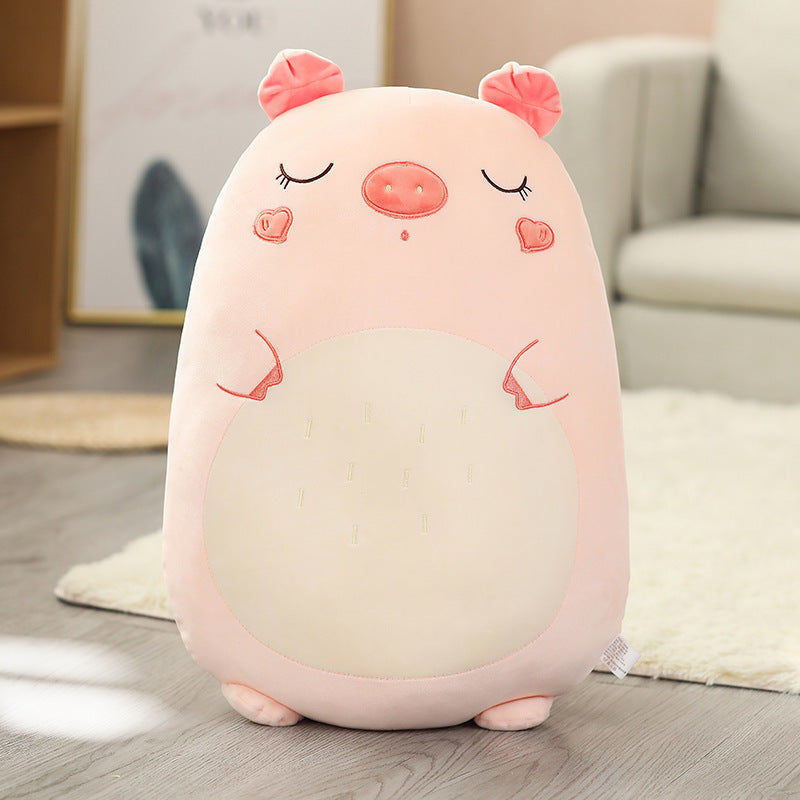 HKM-053267 Plush Animal Toy Doll - 45 cm or 60 cm Options in Dinosaur, Penguin, Piggy, and Brown Bear