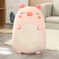 HKM-053267 Plush Animal Toy Doll - 45 cm or 60 cm Options in Dinosaur, Penguin, Piggy, and Brown Bear