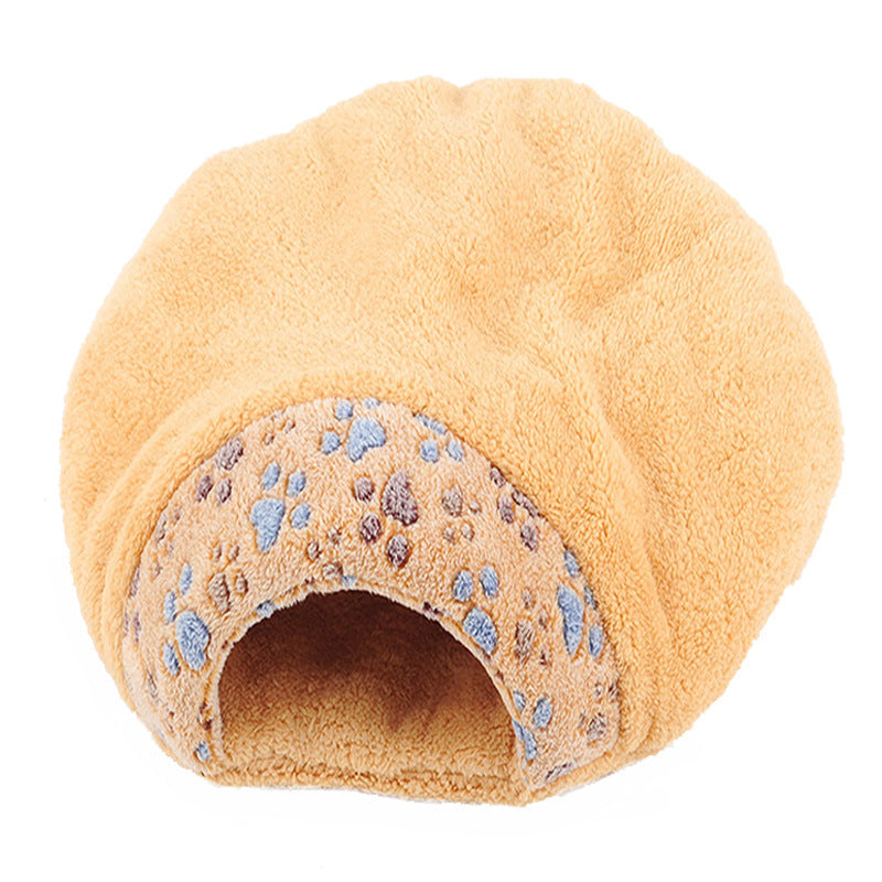 HKM-053267 Universal Semi-closed Cat Sleeping Bag Nest for All Seasons - S & M Sizes Available