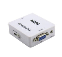 HKM-053331 AV to HDMI Converter Box, Supports 1080p/720p Output, Plug and Play, RCA Input for Multiple TV Formats