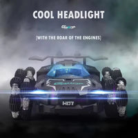 HKM-053395 High-Speed 2.4G Remote Control Drift Car with Lights and Spray Effects for Kids