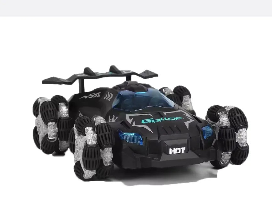 HKM-053395 High-Speed 2.4G Remote Control Drift Car with Lights and Spray Effects for Kids