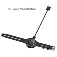 HKM-053651 Smart Watch Charging Cable for Huawei GT/GT2/Magic/Dream - TPE Soft Thread, Available in Black and White