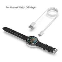 HKM-053651 Smart Watch Charging Cable for Huawei GT/GT2/Magic/Dream - TPE Soft Thread, Available in Black and White
