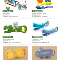 HKM-053779 Eco-Friendly Bioplastic Friction Beach Truck Toy Set for Kids Ages 2-4