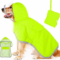 HKM-053843 Waterproof Breathable Dog Raincoat with Hood and Belly Protection for Small Dogs
