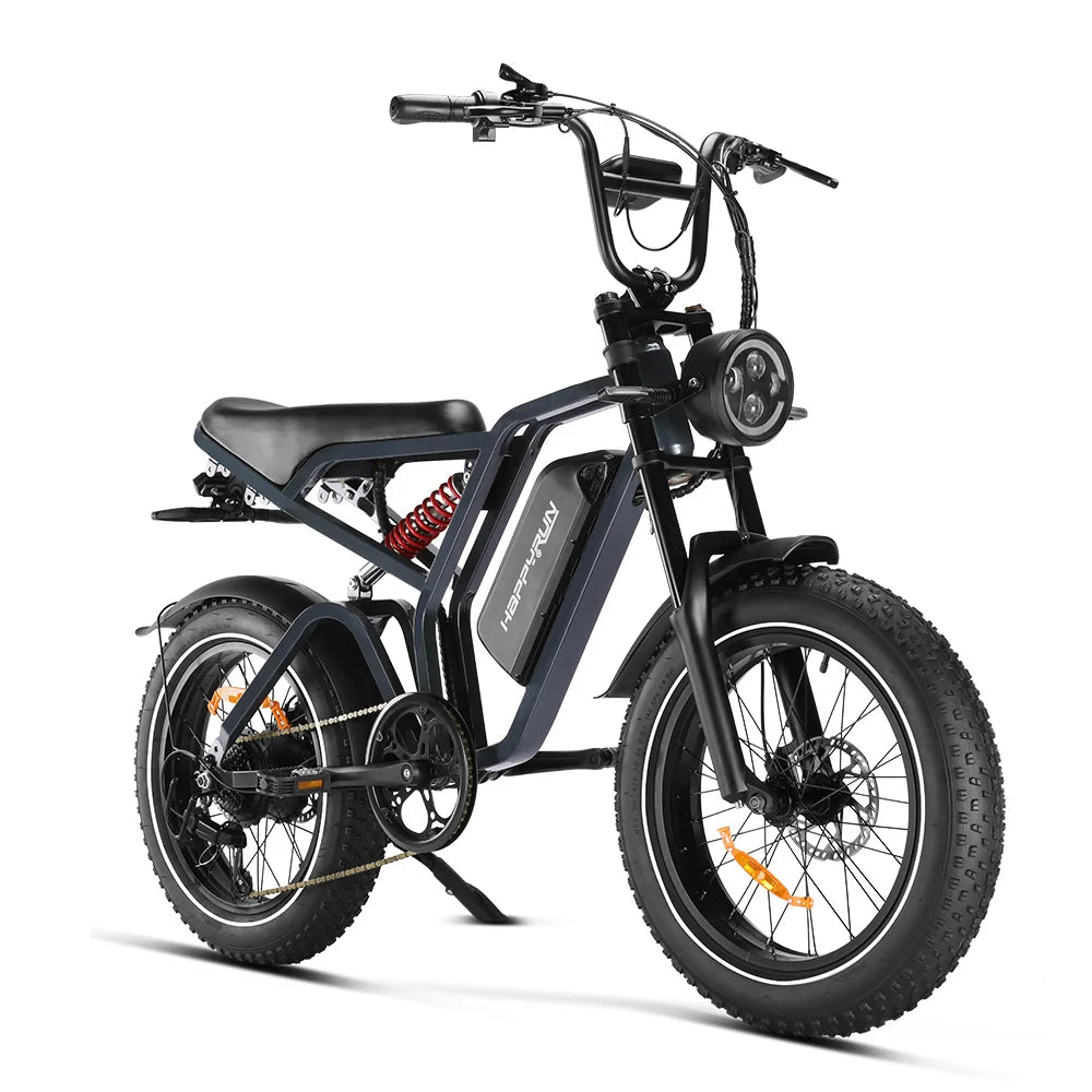 KTX-053907 Tank G60Pro 2000W Off-Road Electric Bike with Fat Tires 20x4.0, Max Speed 60km/h