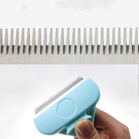 HKM-053907 Universal Dog and Cat Comb Brush - Stainless Steel, Rubber, Plastic, Available in Small and Large Sizes