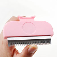 HKM-053907 Universal Dog and Cat Comb Brush - Stainless Steel, Rubber, Plastic, Available in Small and Large Sizes