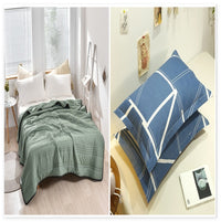 HKM-053971 Lightweight Summer Cooling Air Conditioner Quilt - Washable, Japanese Style, Multiple Sizes
