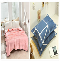 HKM-053971 Lightweight Summer Cooling Air Conditioner Quilt - Washable, Japanese Style, Multiple Sizes