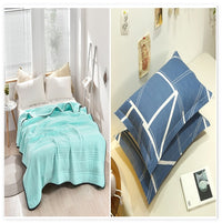 HKM-053971 Lightweight Summer Cooling Air Conditioner Quilt - Washable, Japanese Style, Multiple Sizes