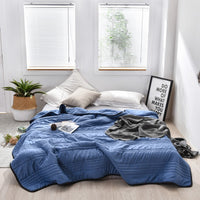 HKM-053971 Lightweight Summer Cooling Air Conditioner Quilt - Washable, Japanese Style, Multiple Sizes