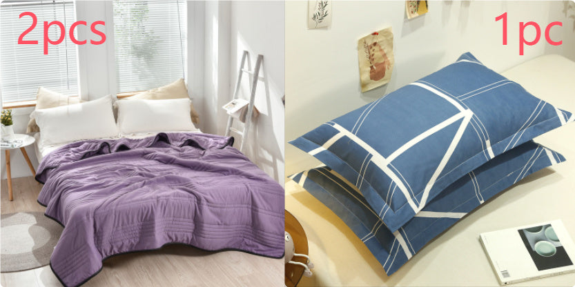 HKM-053971 Lightweight Summer Cooling Air Conditioner Quilt - Washable, Japanese Style, Multiple Sizes