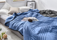HKM-053971 Lightweight Summer Cooling Air Conditioner Quilt - Washable, Japanese Style, Multiple Sizes